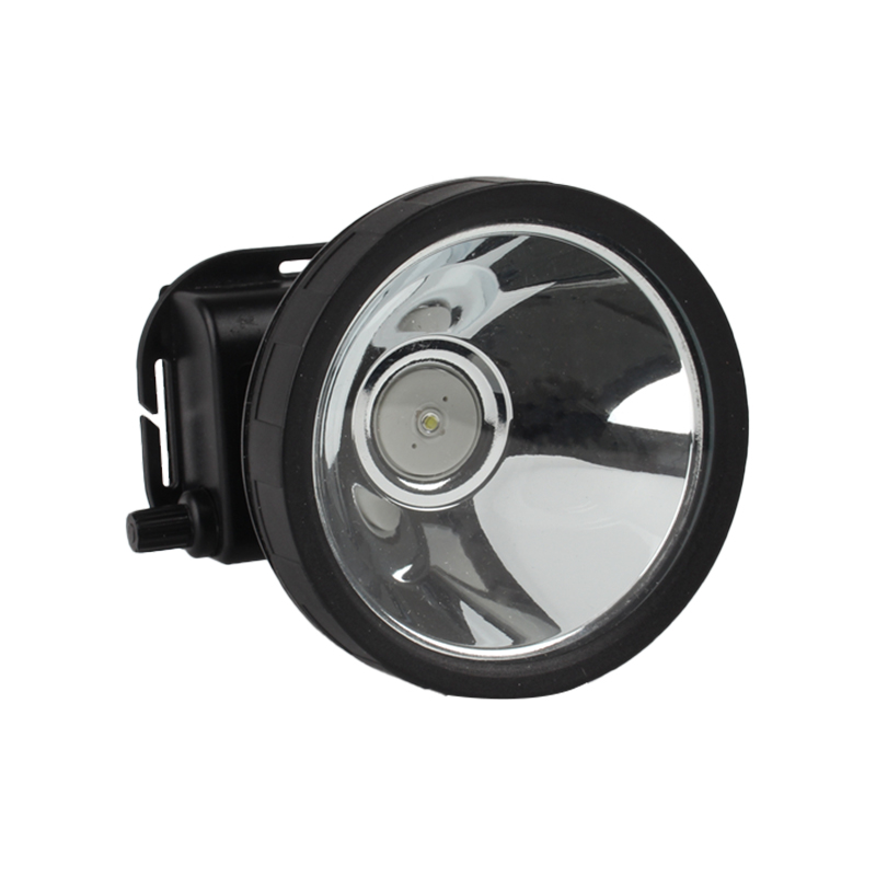 TL-18-88 1LED 10W tête en alliage d'aluminium cercle rechargeable écrou interrupteur lampe frontale de travail en plein air