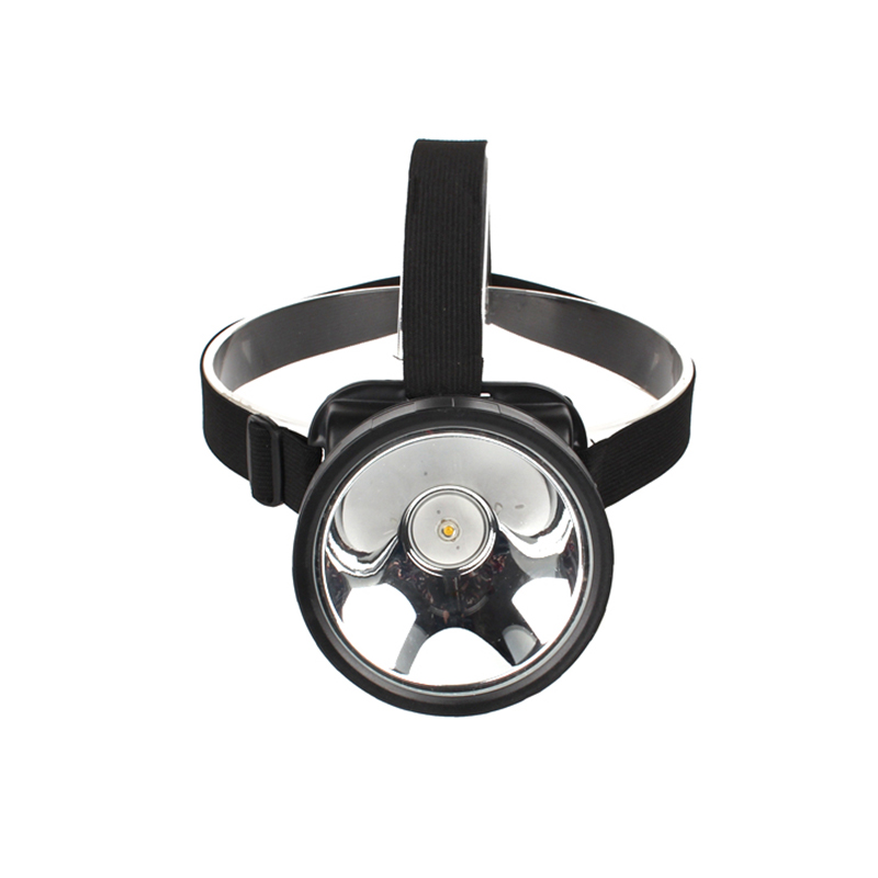 TL-18-88 1LED 10W tête en alliage d'aluminium cercle rechargeable écrou interrupteur lampe frontale de travail en plein air