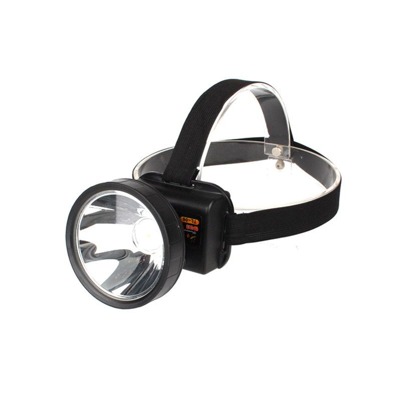 TL-18-88 1LED 10W tête en alliage d'aluminium cercle rechargeable écrou interrupteur lampe frontale de travail en plein air